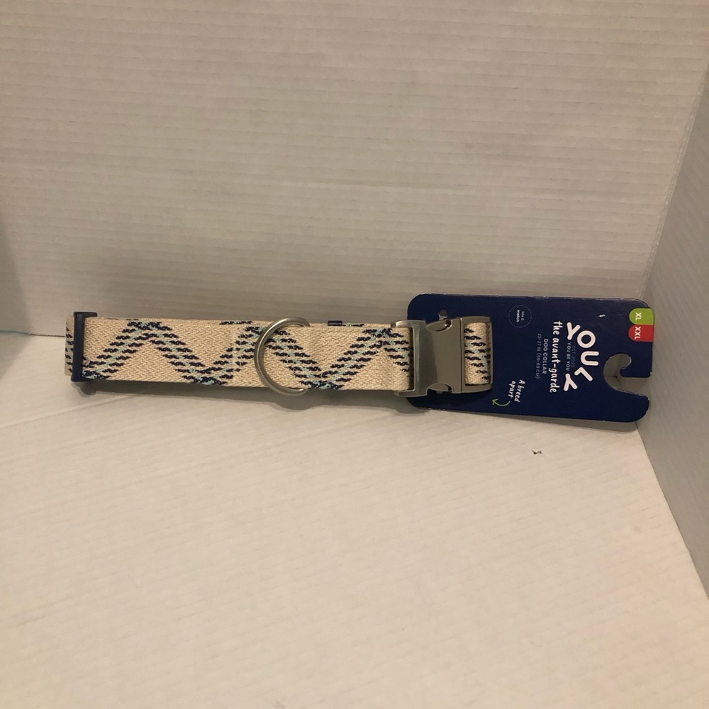 YOULY Tan and Blues Dog Collar